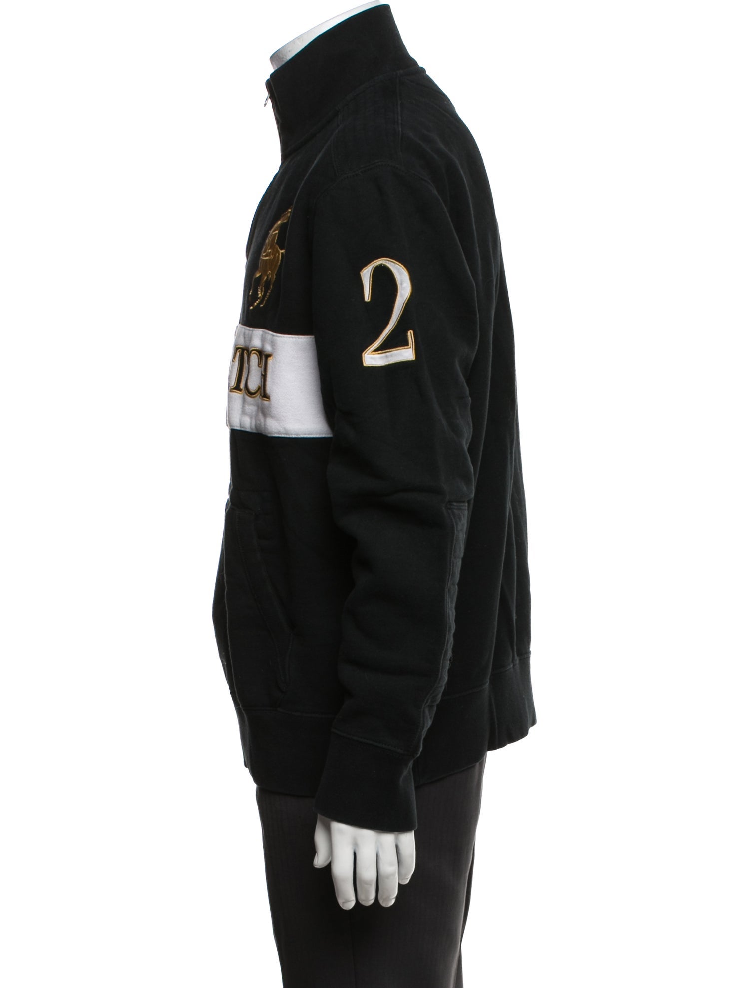 Polo Ralph Lauren Graphic Print Mock Neck Sweatshirt