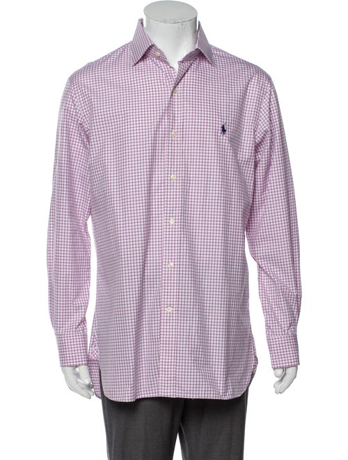 Polo Ralph Lauren Plaid Print Long Sleeve Dress Sh