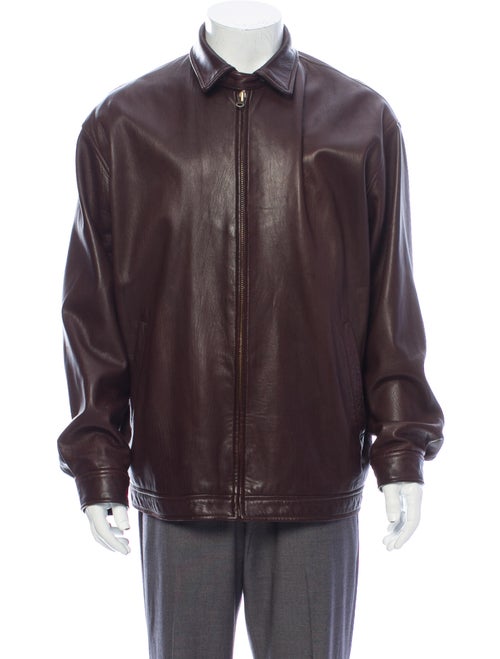 Polo Ralph Lauren Leather Jacket Brown
