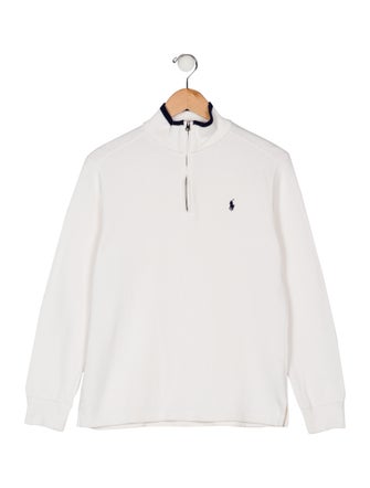 Polo Ralph Lauren Boys' Mock Neck Long Sleeve Pullover