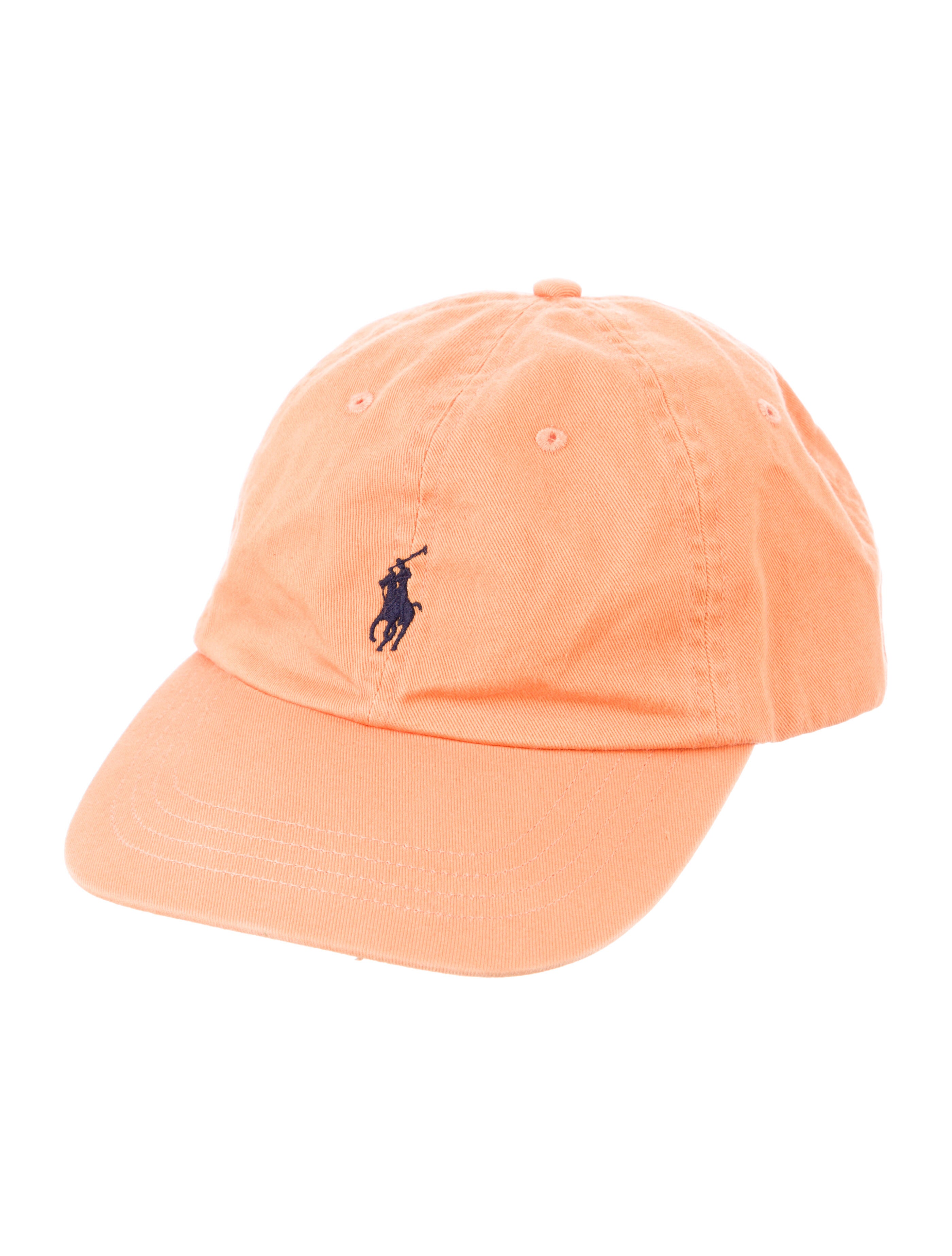 peach polo hat