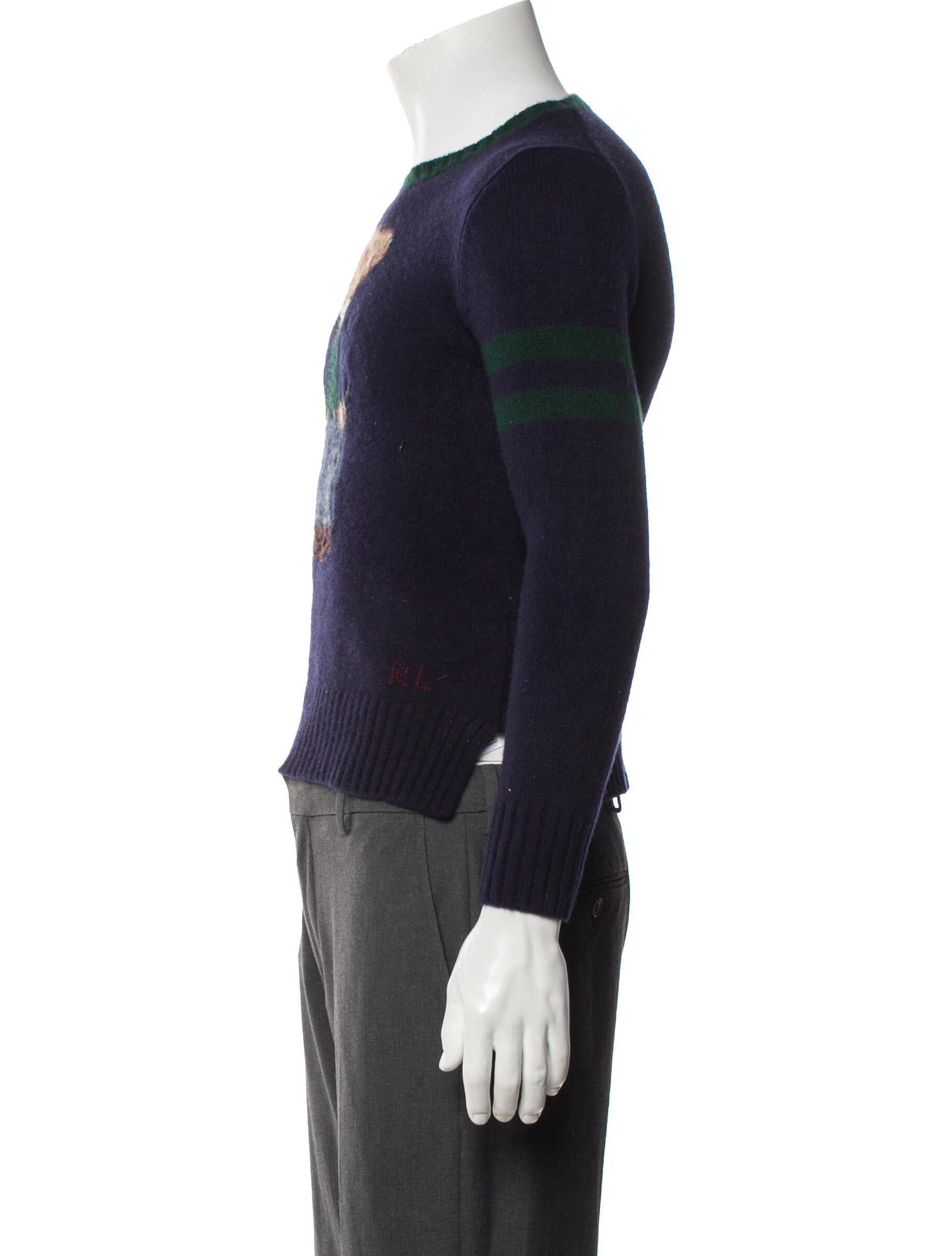 Polo Ralph Lauren 'Preppy Bear' Graphic Print Sweater