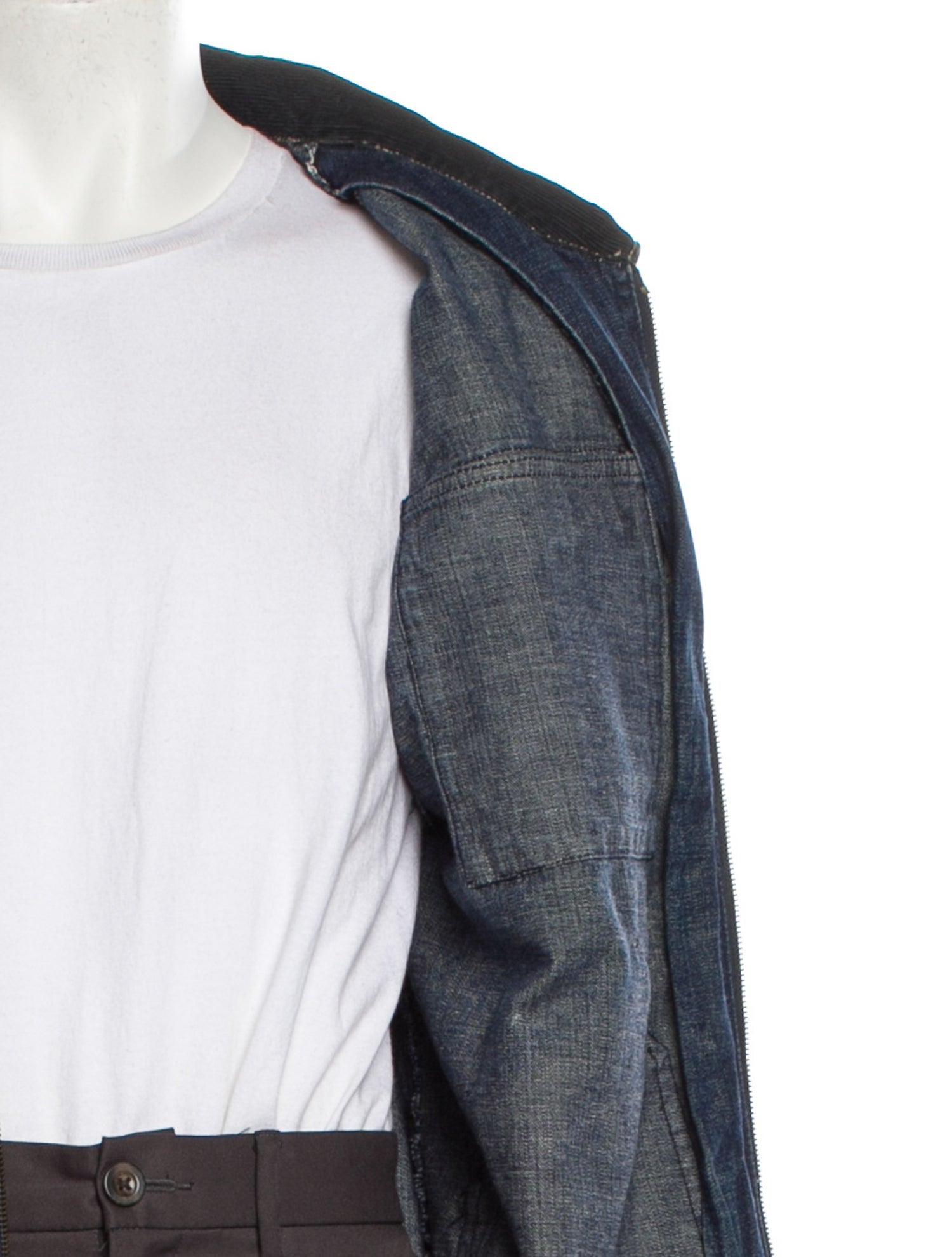 Polo Ralph Lauren Distressed Zip Denim Jacket