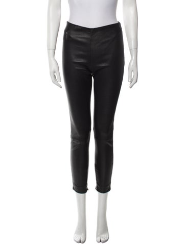 Polo Ralph Lauren Pants Lamb Leather Skinny Leg US 6 | M