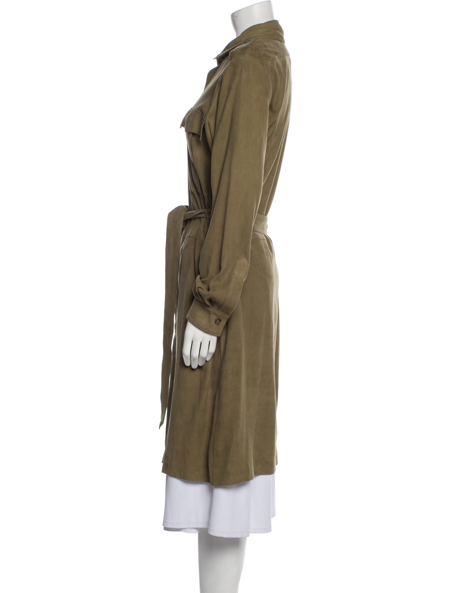 Polo Ralph Lauren Suede Trench Coat