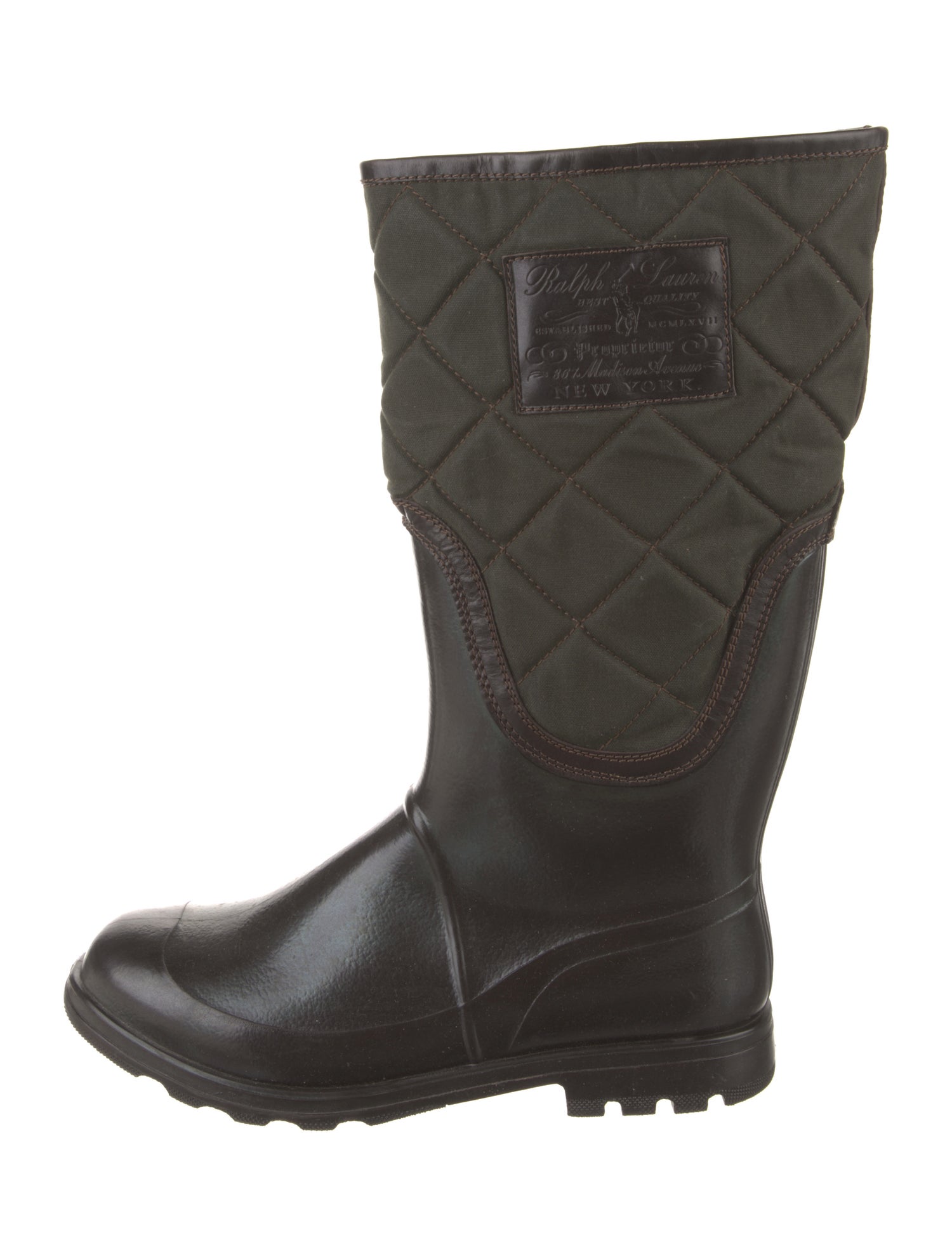 Polo Ralph Lauren Rubber Rain Boots - Brown Boots, Shoes - WPRLN93600 ...