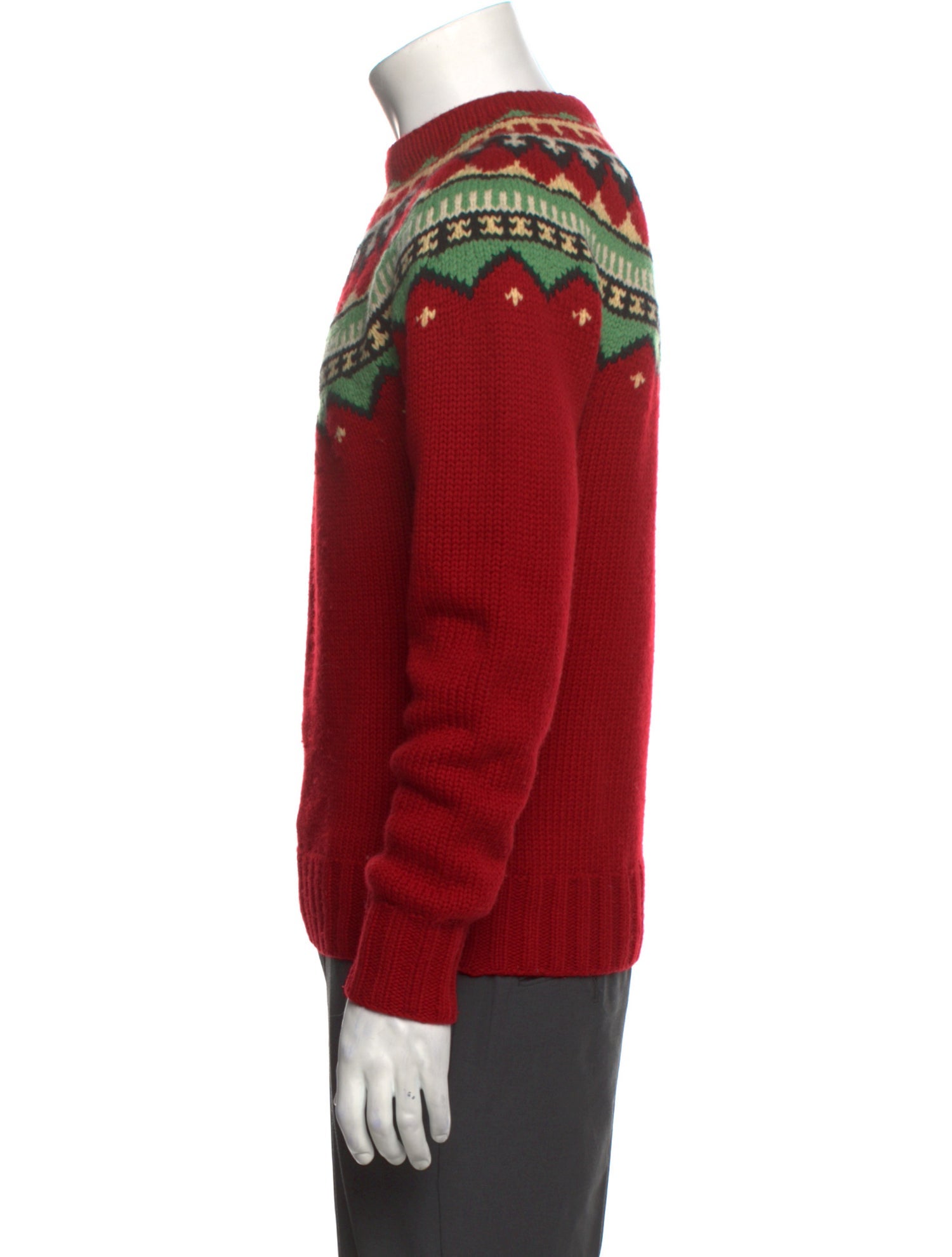 Polo Ralph Lauren Lambswool Graphic Print Pullover