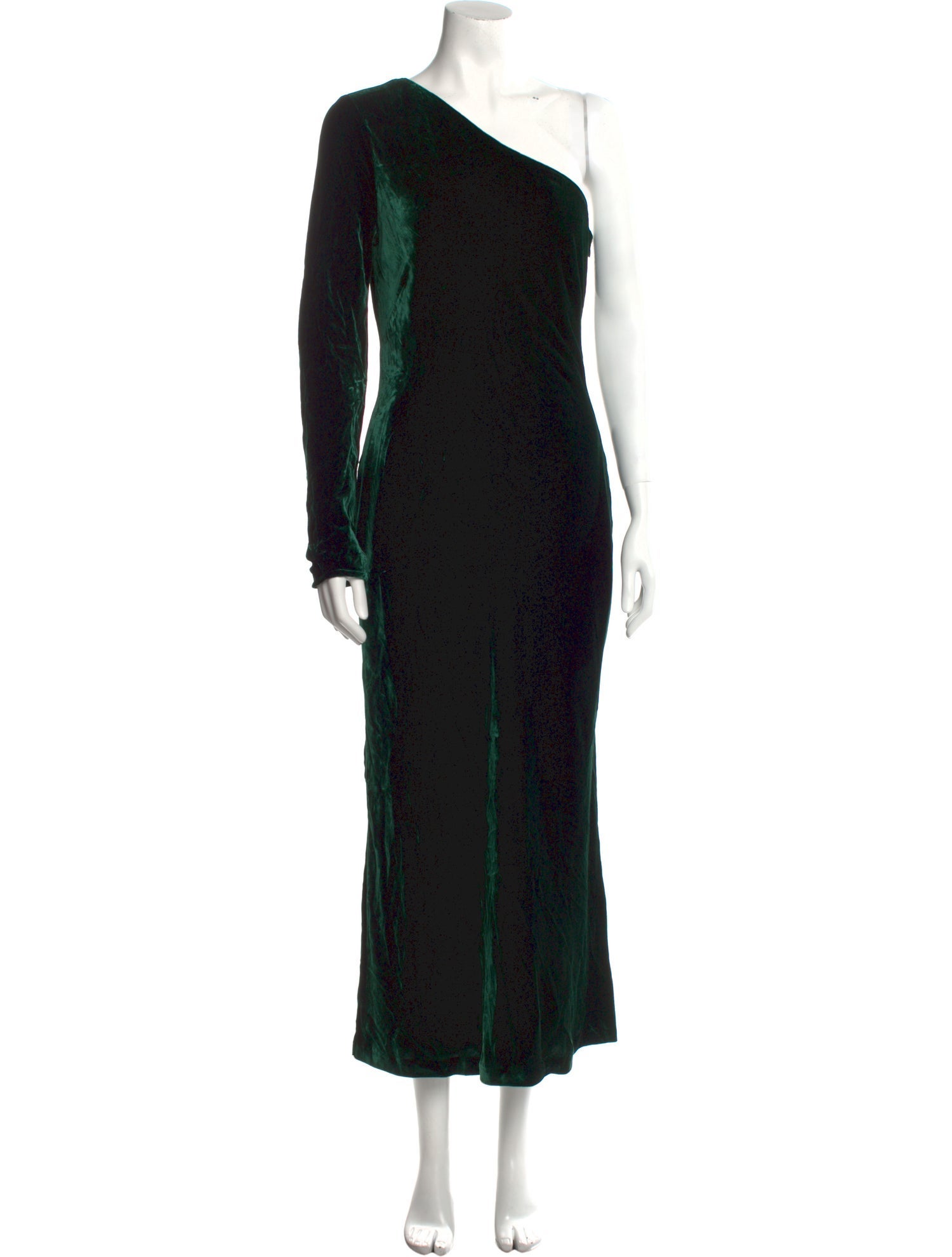 Polo Ralph Lauren One-Shoulder Midi Length Dress w/ Tags