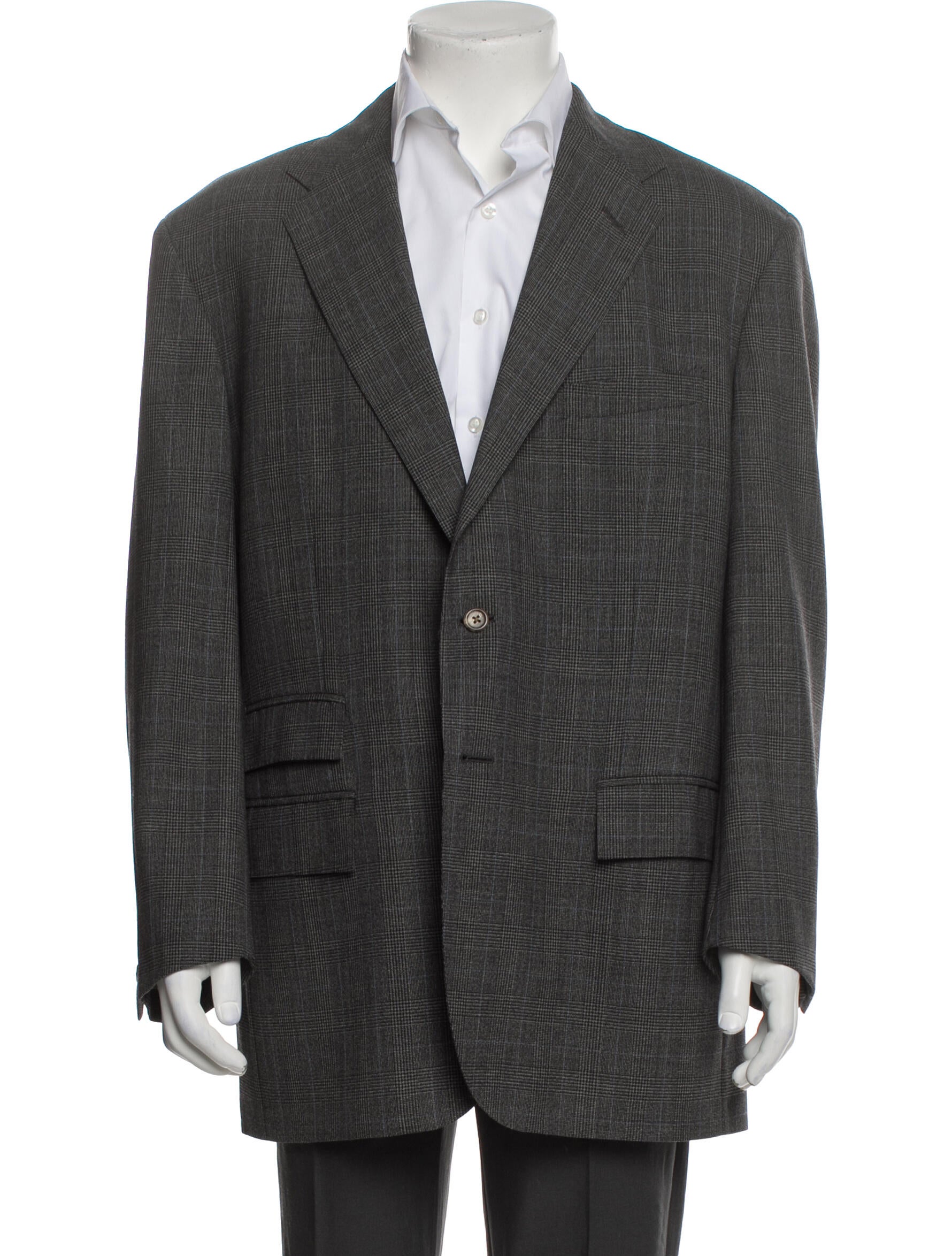 Polo Ralph Lauren Wool Plaid Print Overcoat