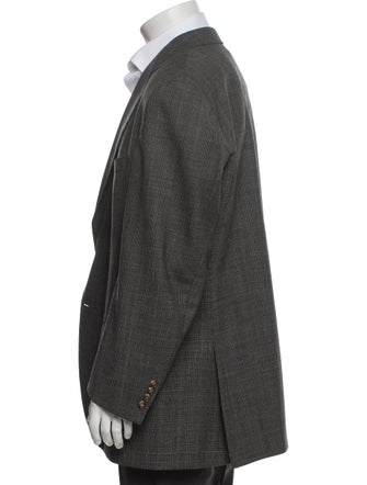 Polo Ralph Lauren Wool Plaid Print Overcoat
