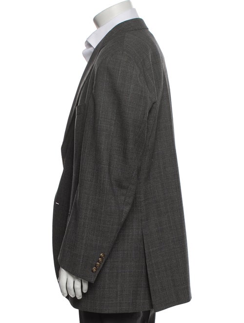Polo Ralph Lauren Wool Plaid Print Overcoat