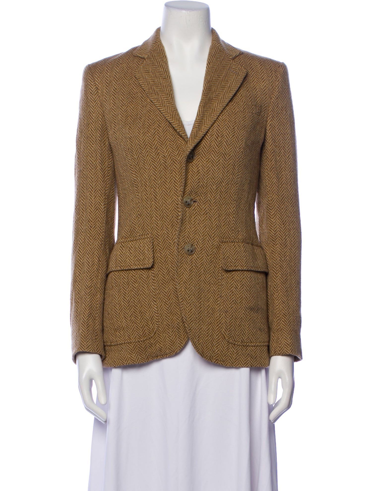 Polo Ralph Lauren Wool Tweed Pattern Blazer