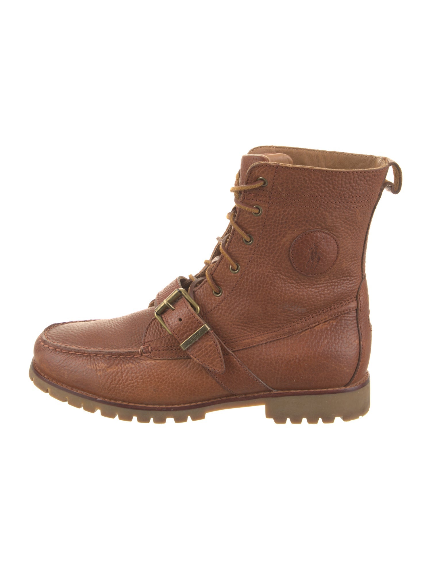 Polo Ralph Lauren Leather Lace-Up Boots