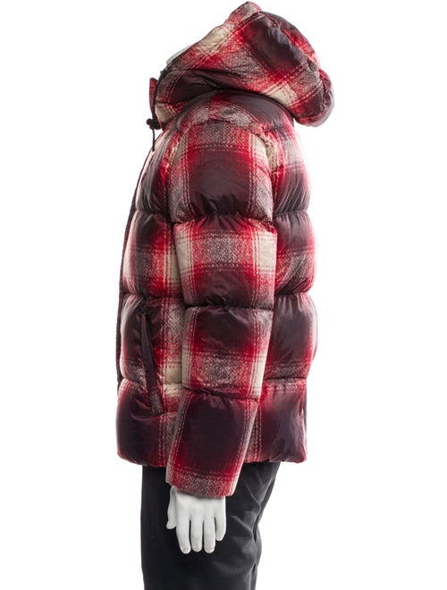 Polo Ralph Lauren Plaid Print Puffer Coat