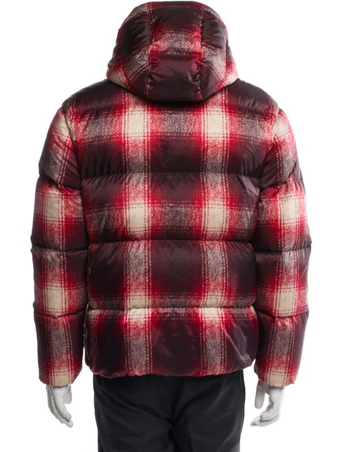 Polo Ralph Lauren Plaid Print Puffer Coat