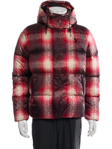 Polo Ralph Lauren Outerwear Plaid Print Puffer Coat XXL