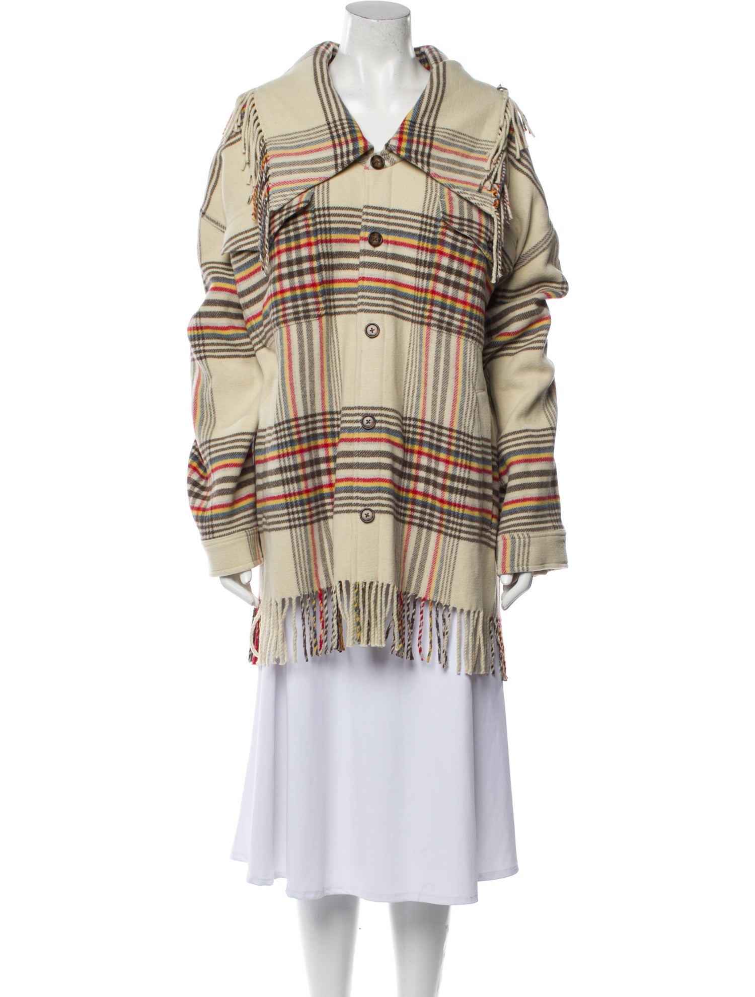 Polo Ralph Lauren Plaid Print Coat