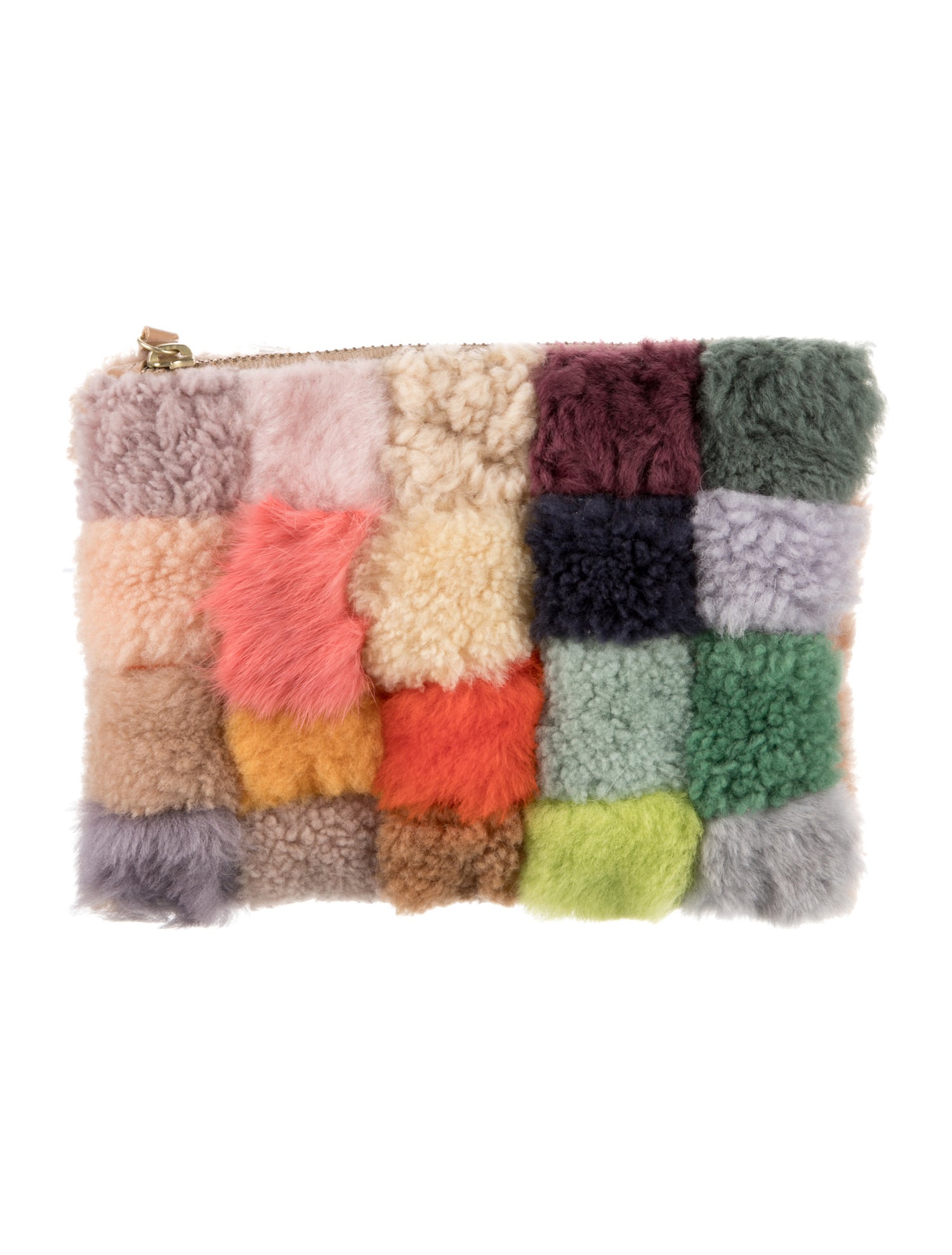 Primecut Faux Fur Cosmetic Bag