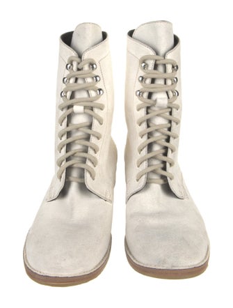 Preventi Suede Combat Boots