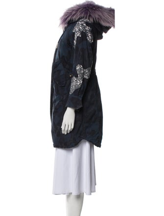 Project Foce Singleseason Camouflage Print Parka