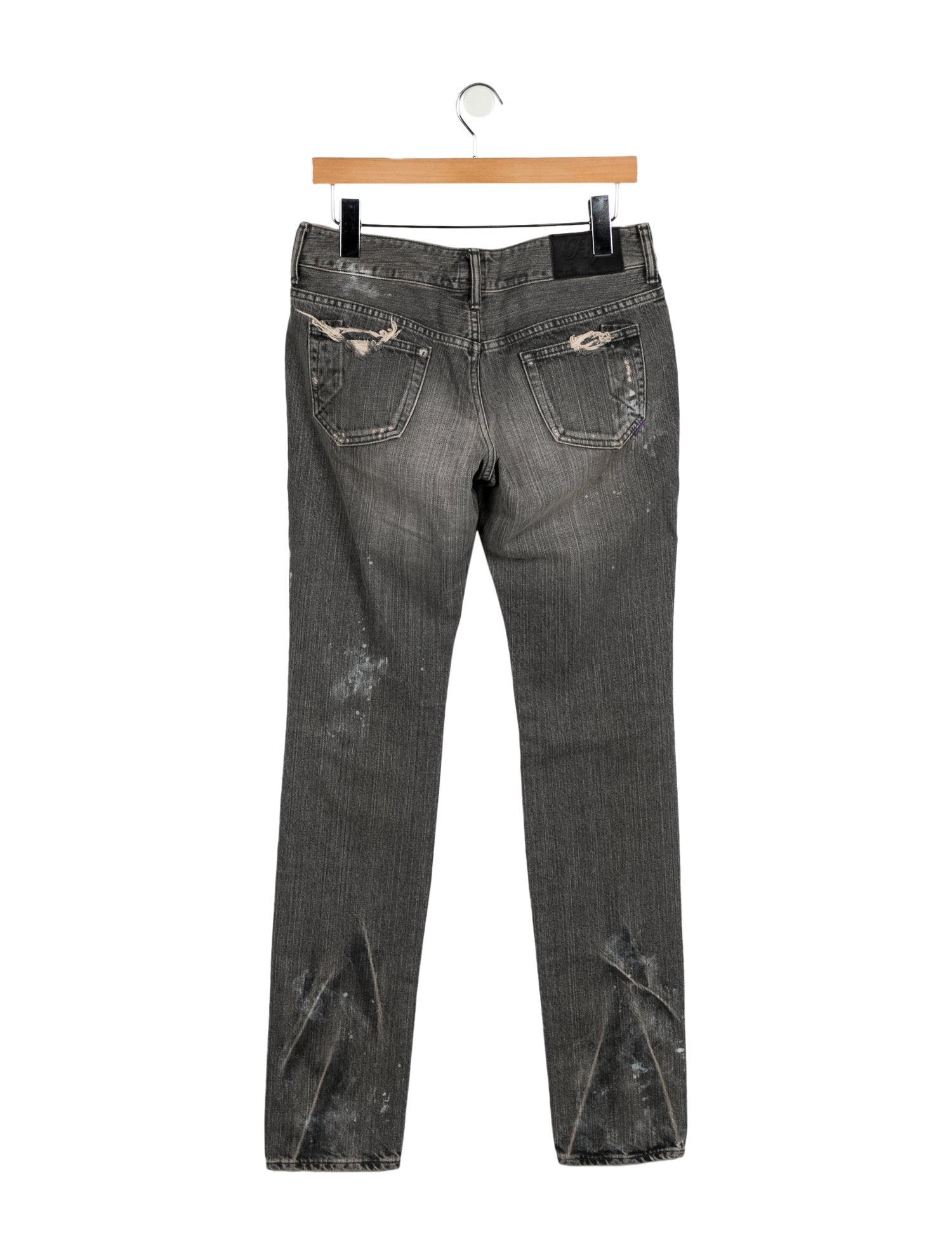 PRPS Mid-Rise Straight Leg Jeans