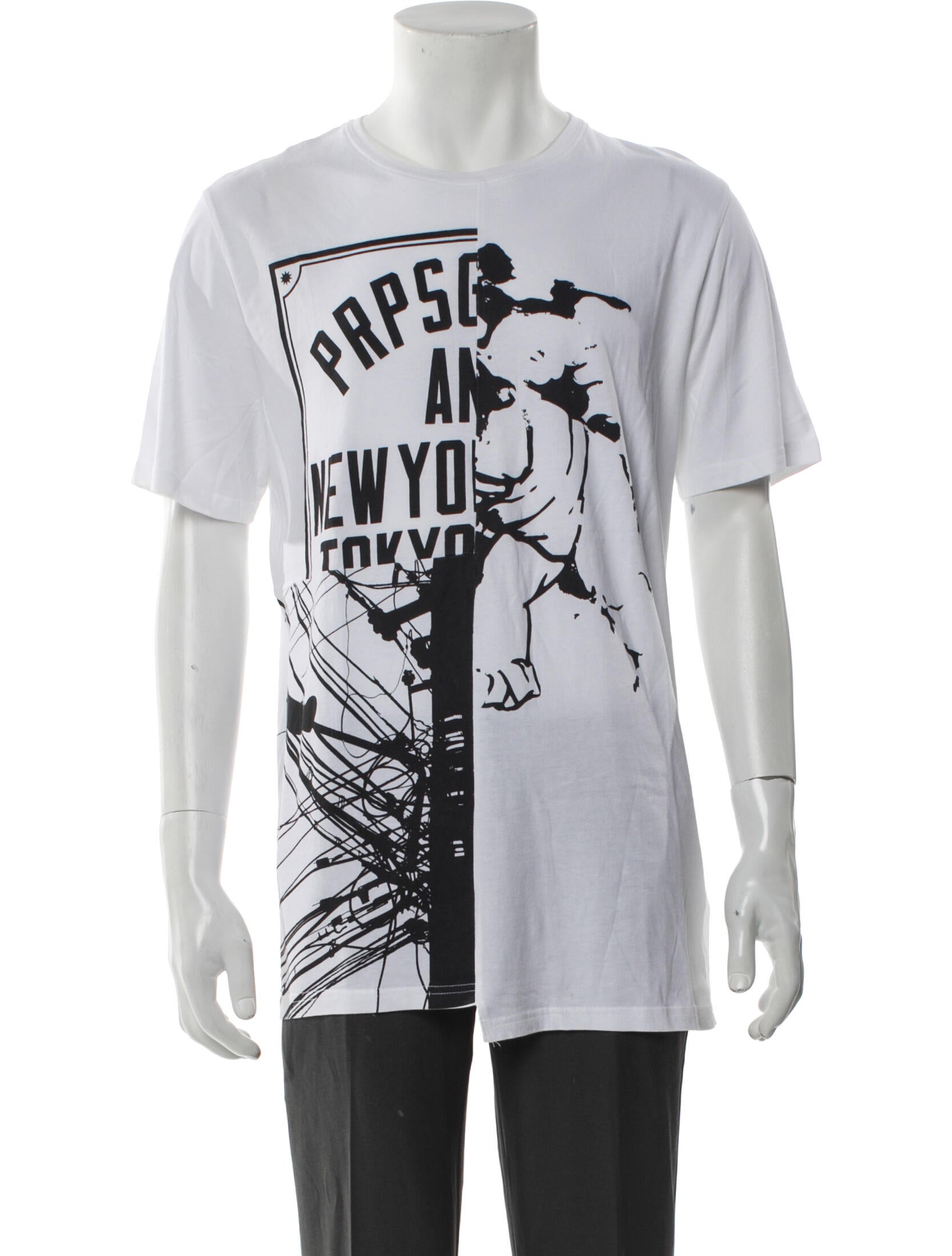 PRPS Graphic Print Crew Neck T-Shirt