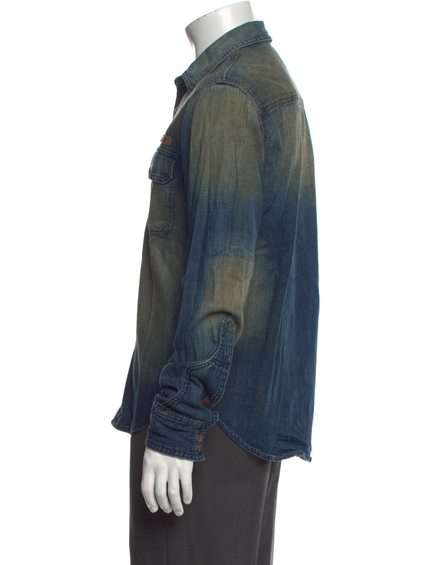 PRPS Long Sleeve Denim Shirt