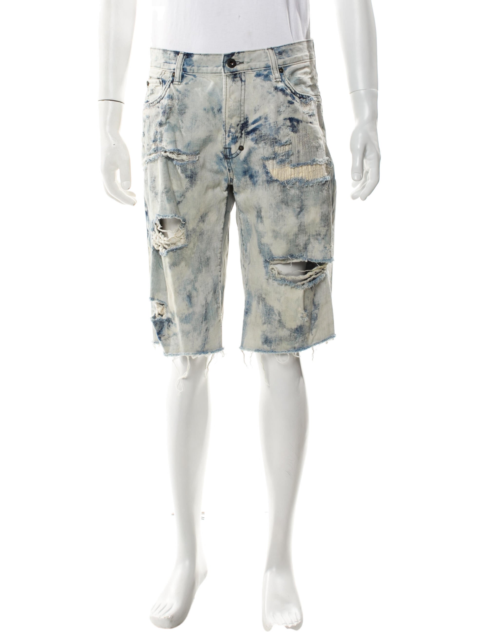 PRPS Tie-Dye Print Shorts