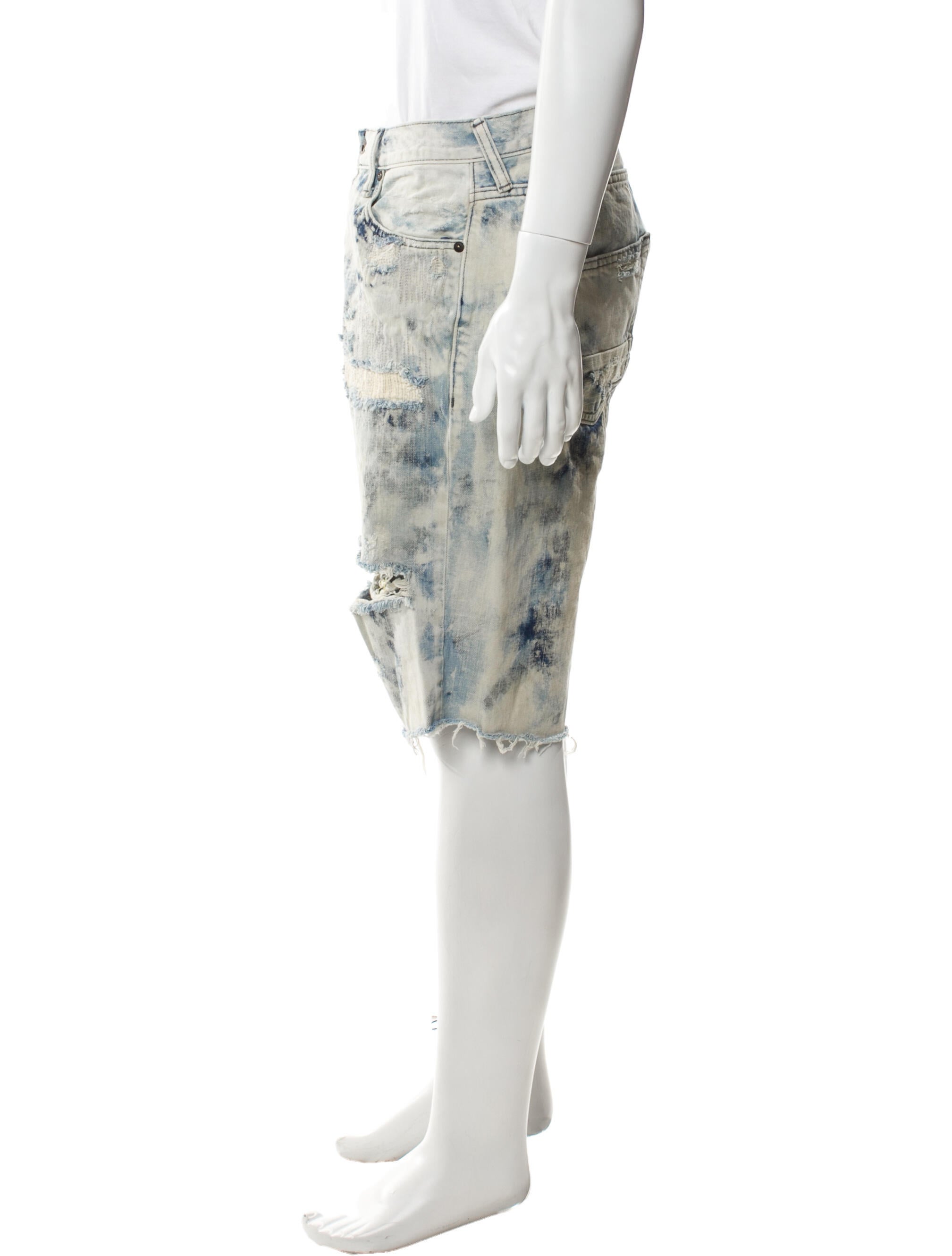 PRPS Tie-Dye Print Shorts