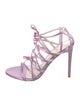 Prota Fiori Satin Sandals