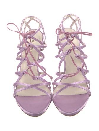 Prota Fiori Satin Sandals