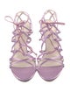 Prota Fiori Satin Sandals