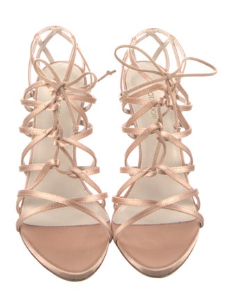 Prota Fiori Satin Sandals