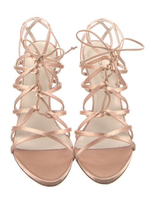 Prota Fiori Satin Sandals
