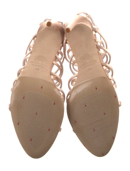 Prota Fiori Satin Sandals