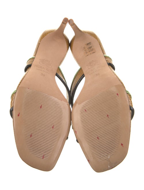 Prota Fiori Lizard Animal Print Slides