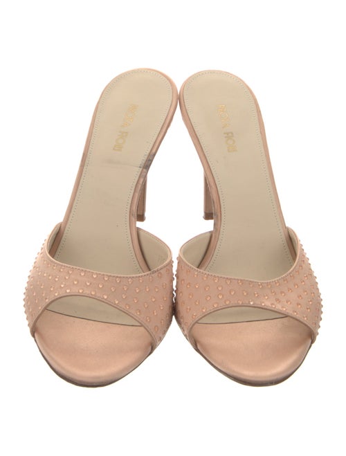 Prota Fiori Satin Crystal Embellishments Slides