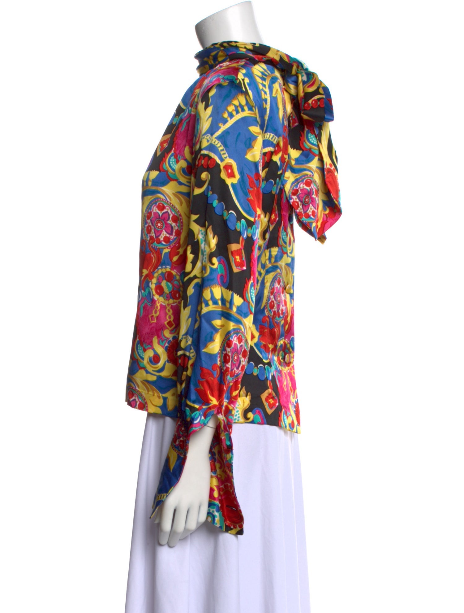 Ports International Silk Printed Blouse