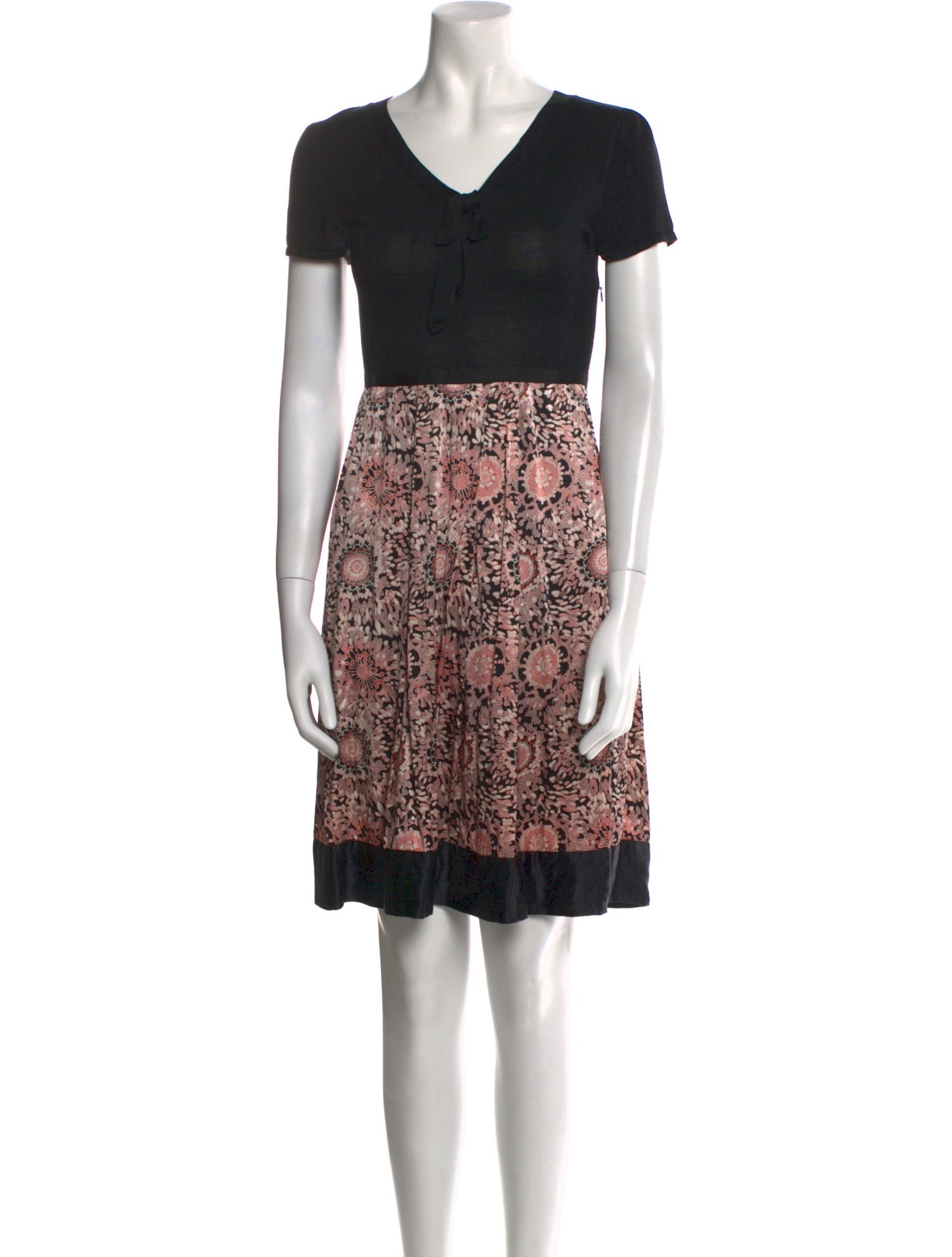 Ports International Silk Mini Dress