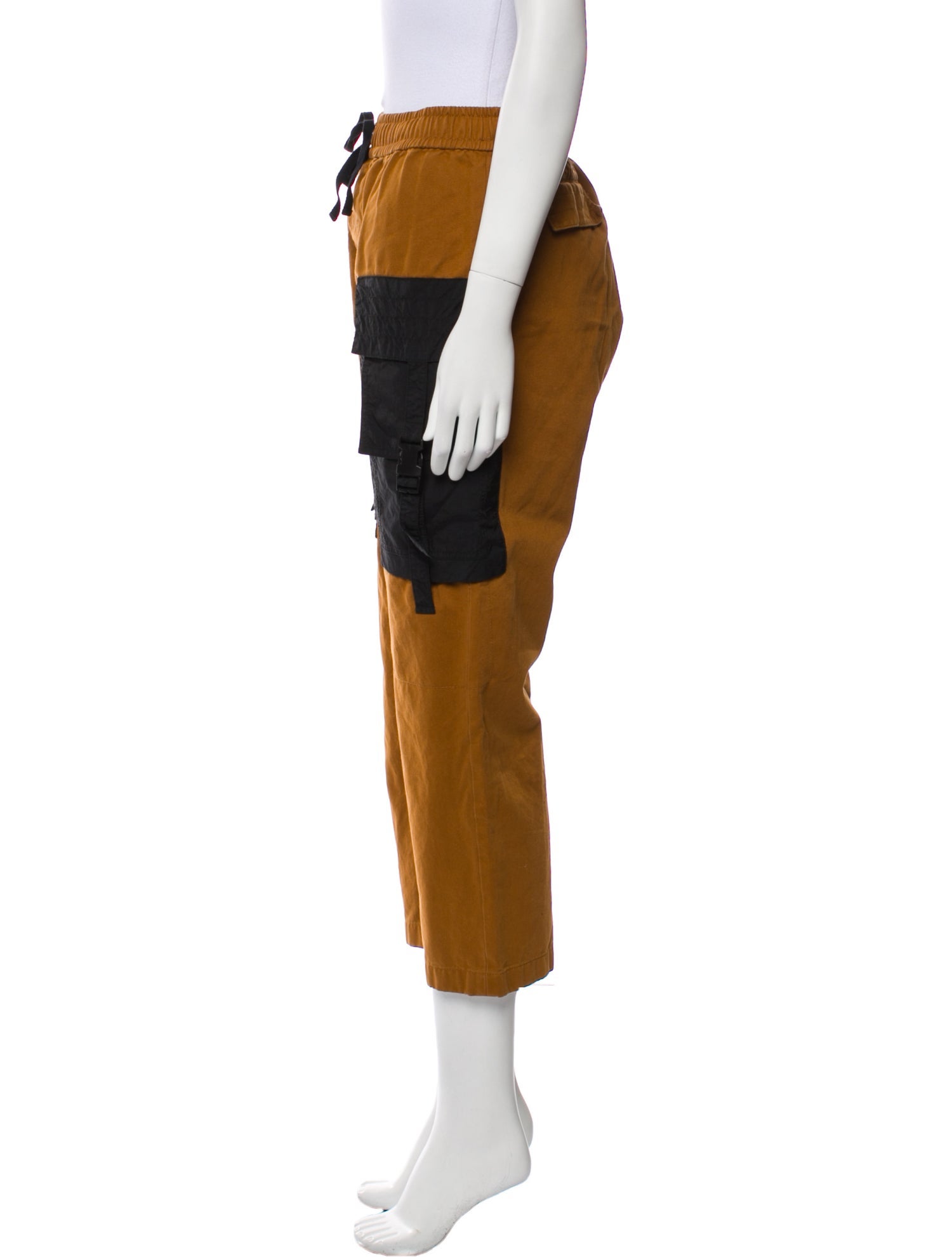 Ports V Colorblock Pattern Straight Leg Pants