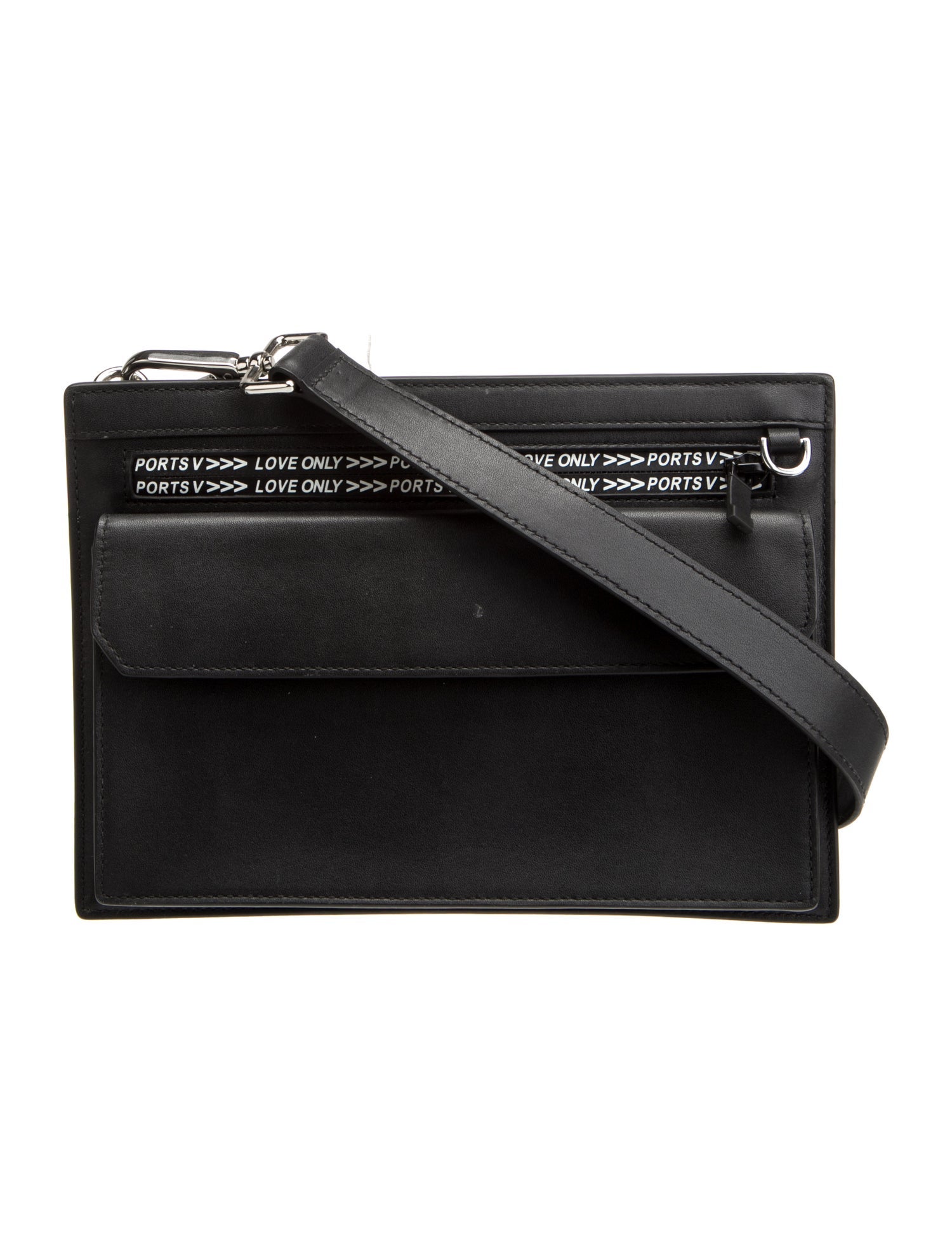 Ports V Leather Crossbody Bag