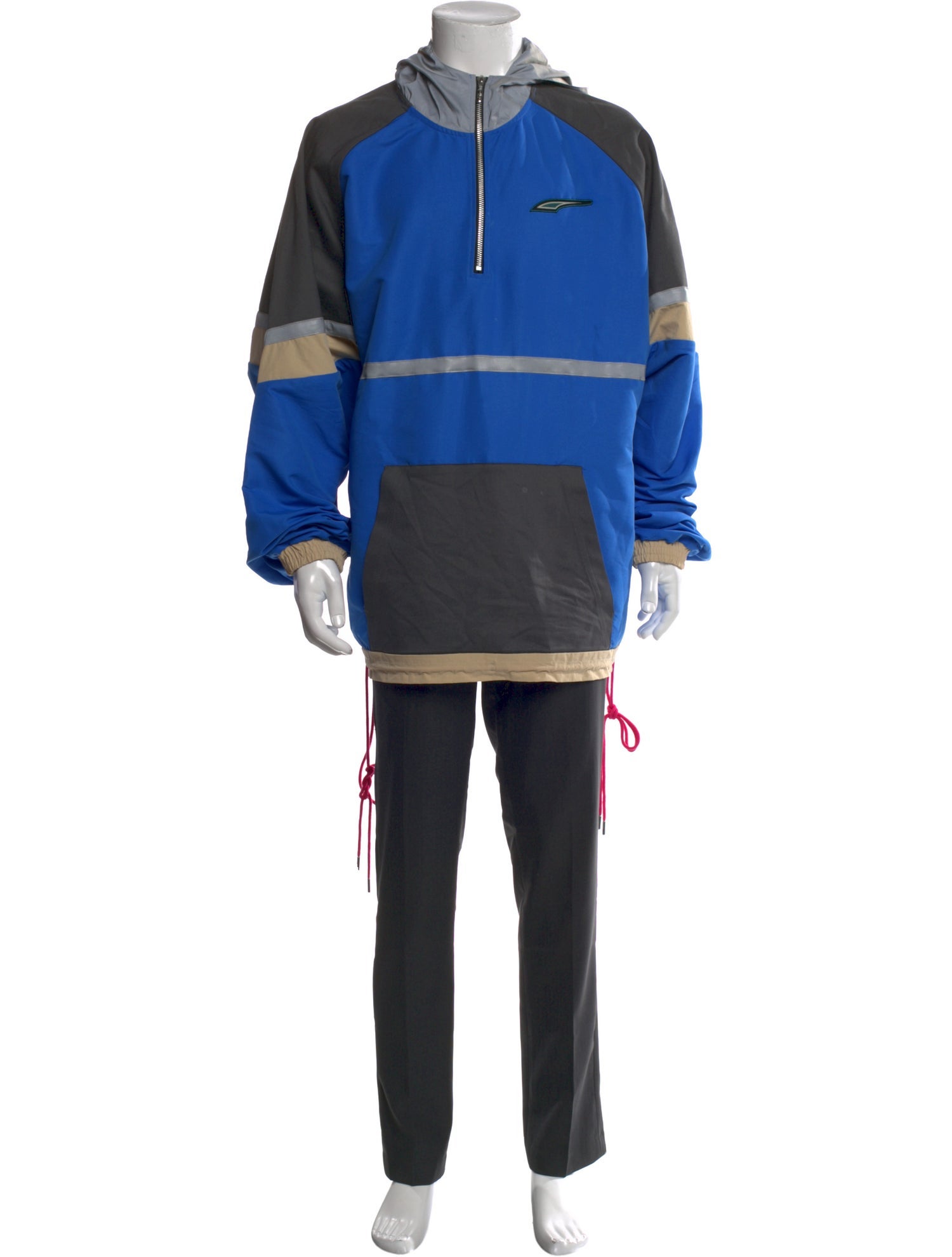 Puma x Rhude Colorblock Pattern Crew Neck Hoodie