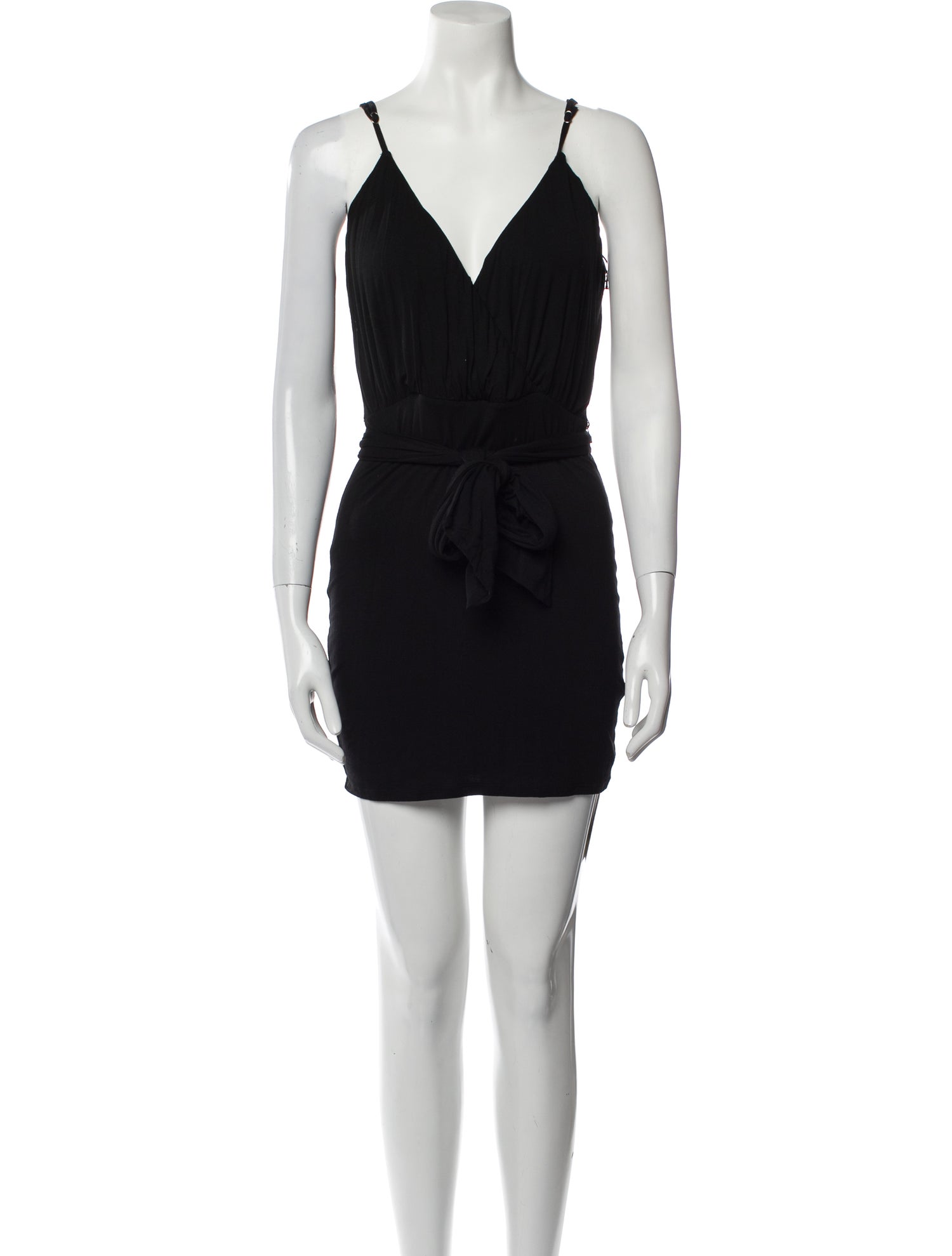 Privacy Please V-Neck Mini Dress