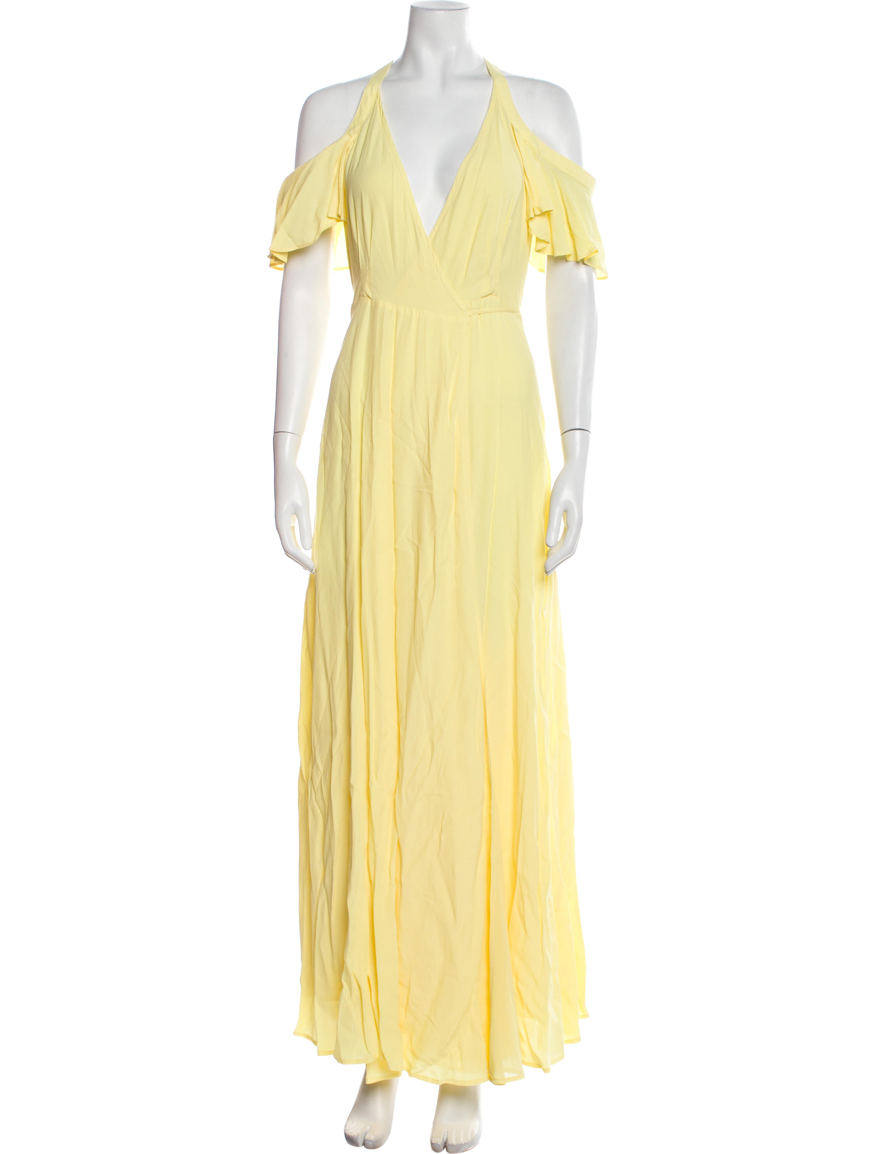 Privacy Please V-Neck Long Dress