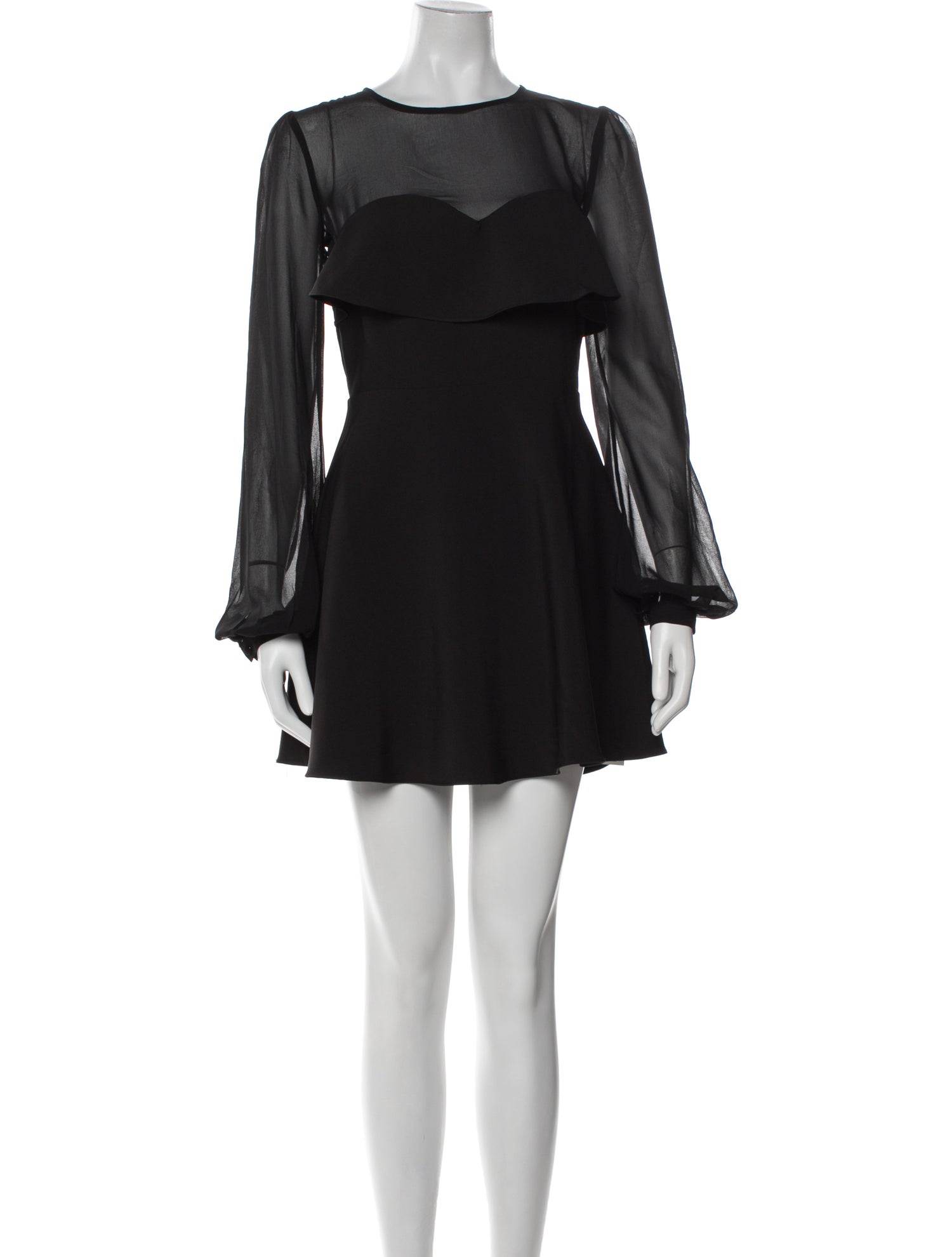 Privacy Please Bateau Neckline Mini Dress