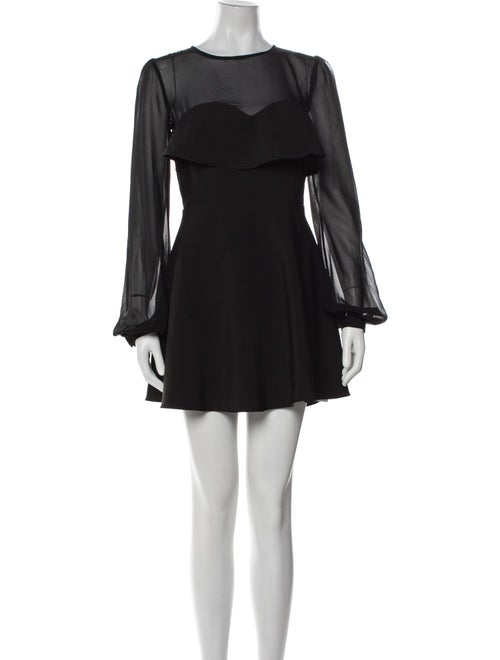 Privacy Please Bateau Neckline Mini Dress