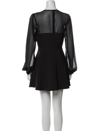 Privacy Please Bateau Neckline Mini Dress