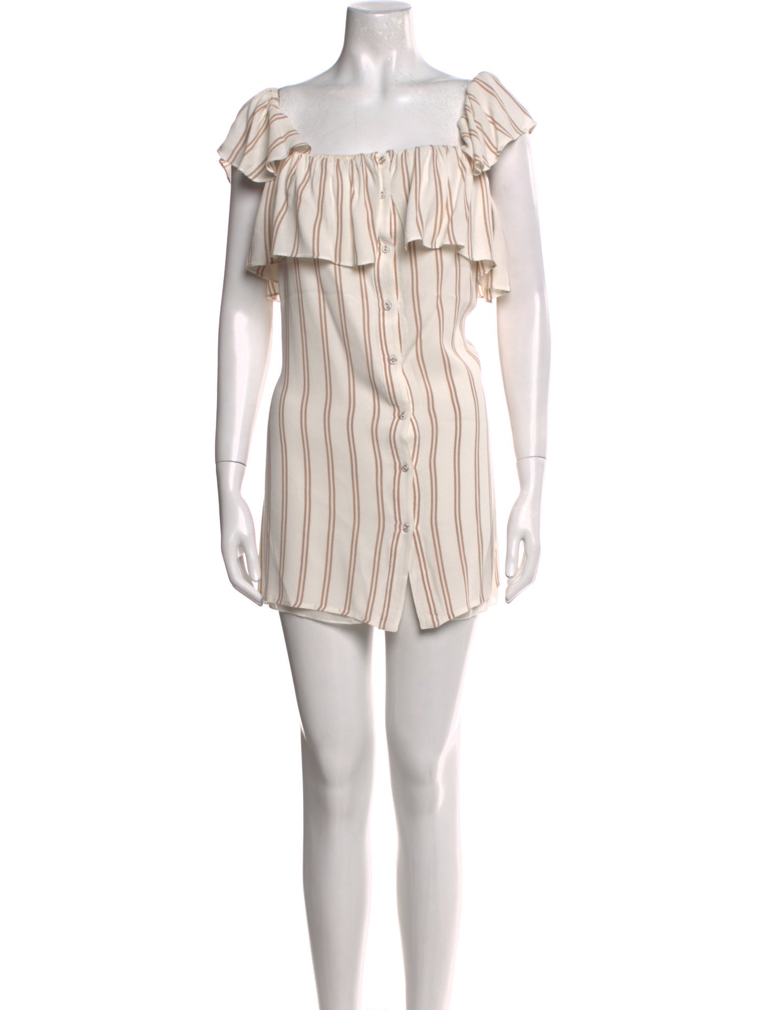 Privacy Please Striped Mini Dress