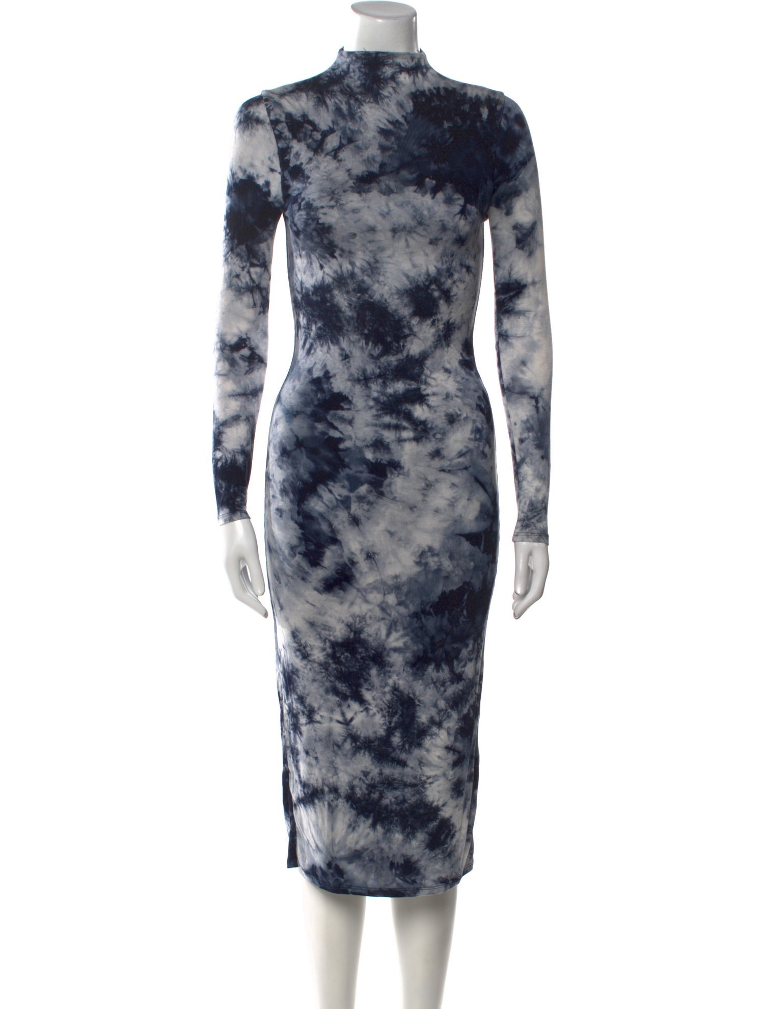 Privacy Please Tie-Dye Print Midi Length Dress