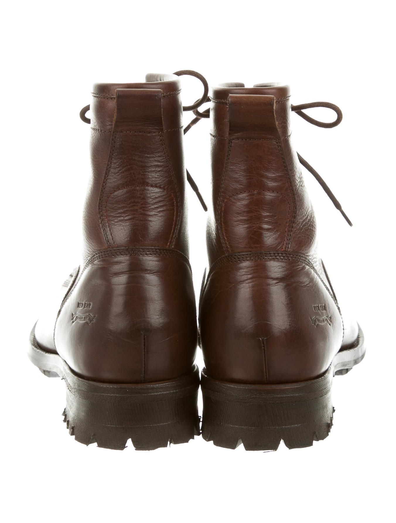 Paul Smith Red Ear Kiltie Boots - Brown Boots, Shoes - WPS23246